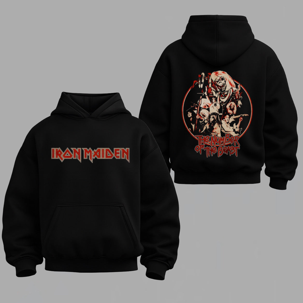Iron Maiden - Oversized Hoodie
