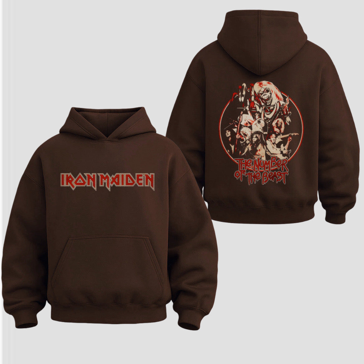 Iron Maiden - Oversized Hoodie