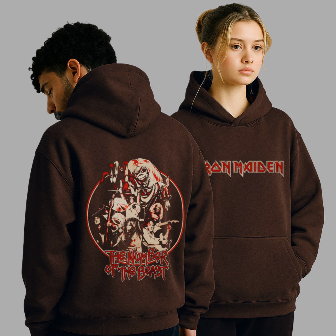 Iron Maiden - Oversized Hoodie