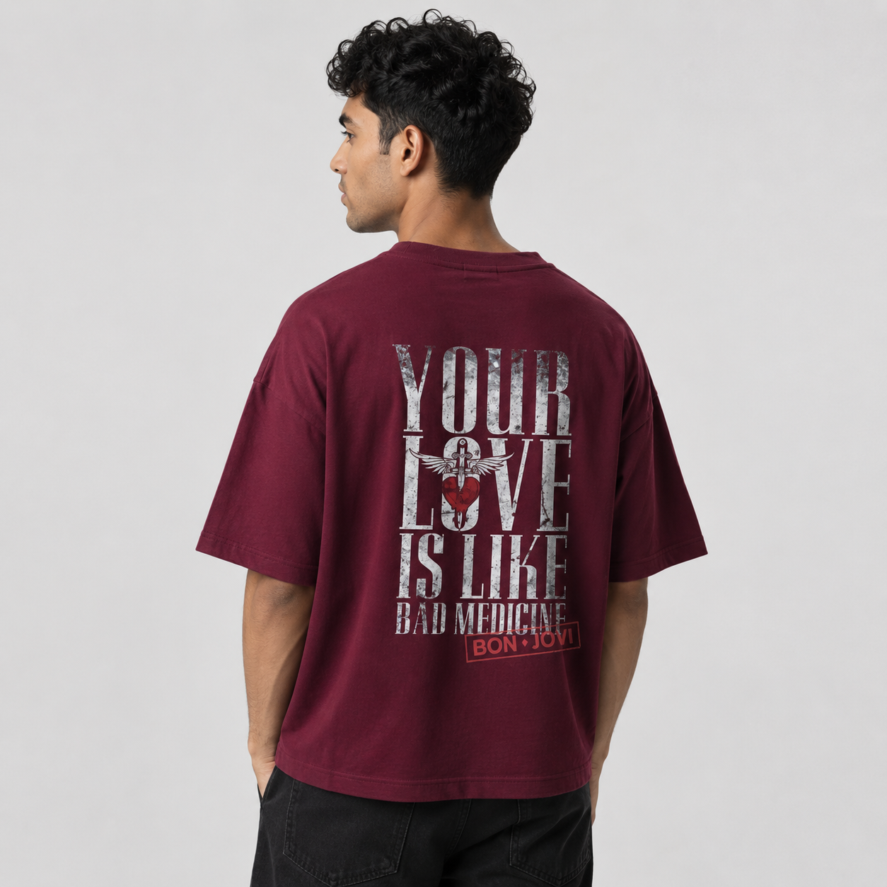 Bon Jovi - Boxy Fit T-shirt