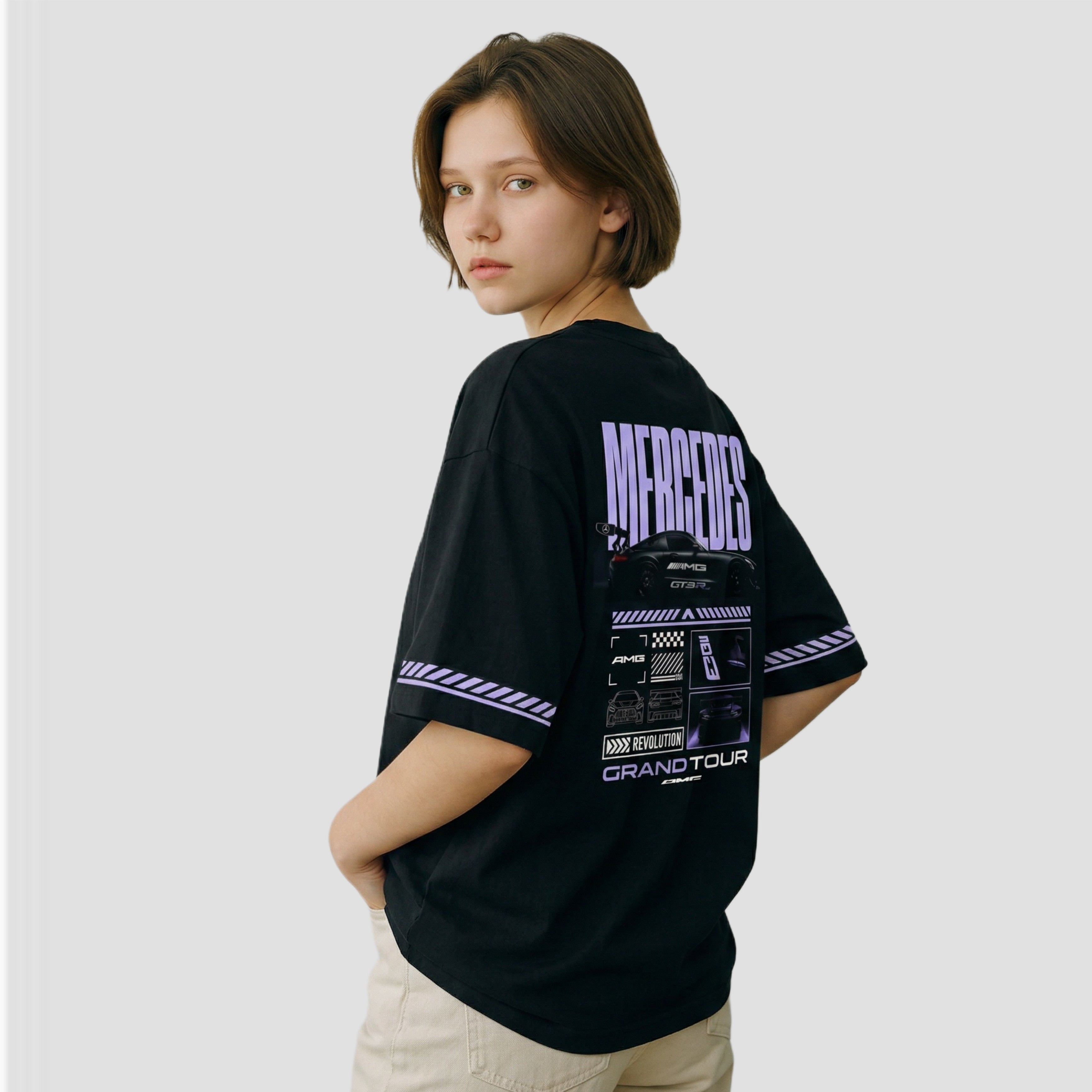 Mercedes (AMG-GT3) - Oversized T-Shirt