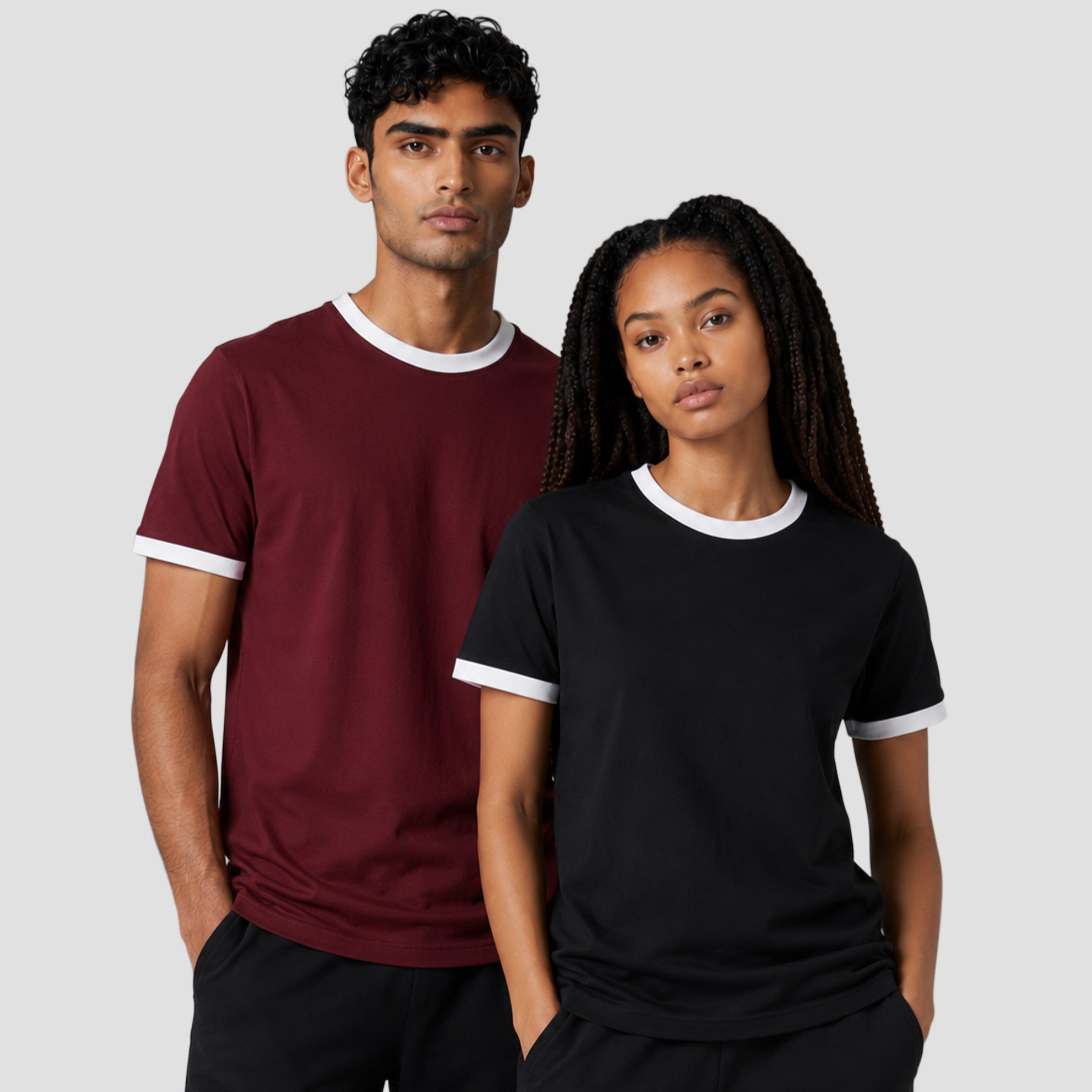 A Basic Regular Fit (Ringer) T-Shirt