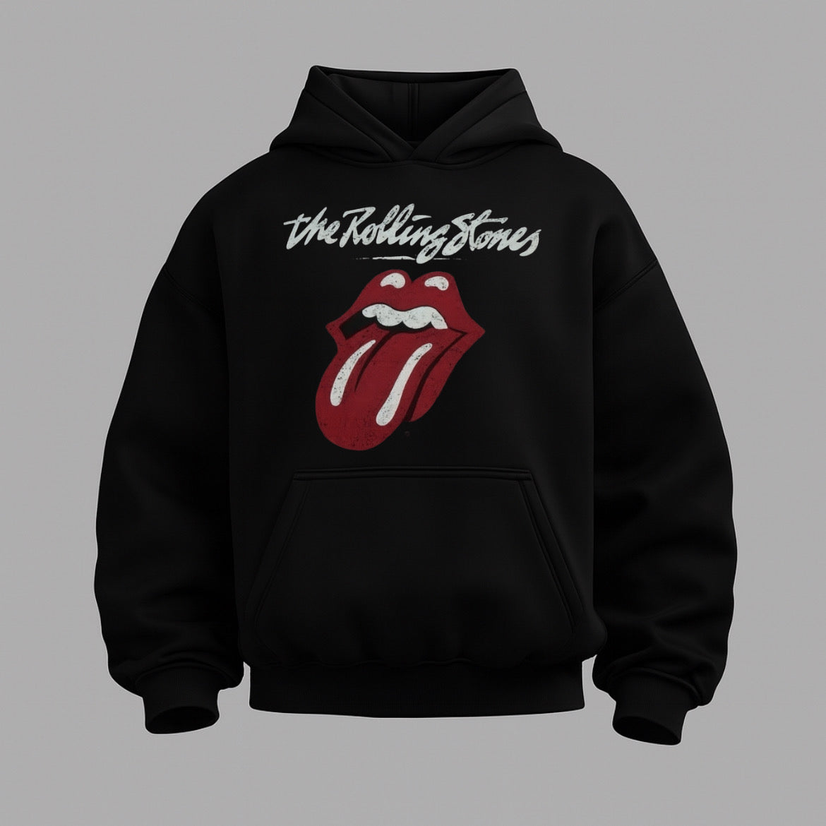 رولينج ستونز - هودي كبير الحجم