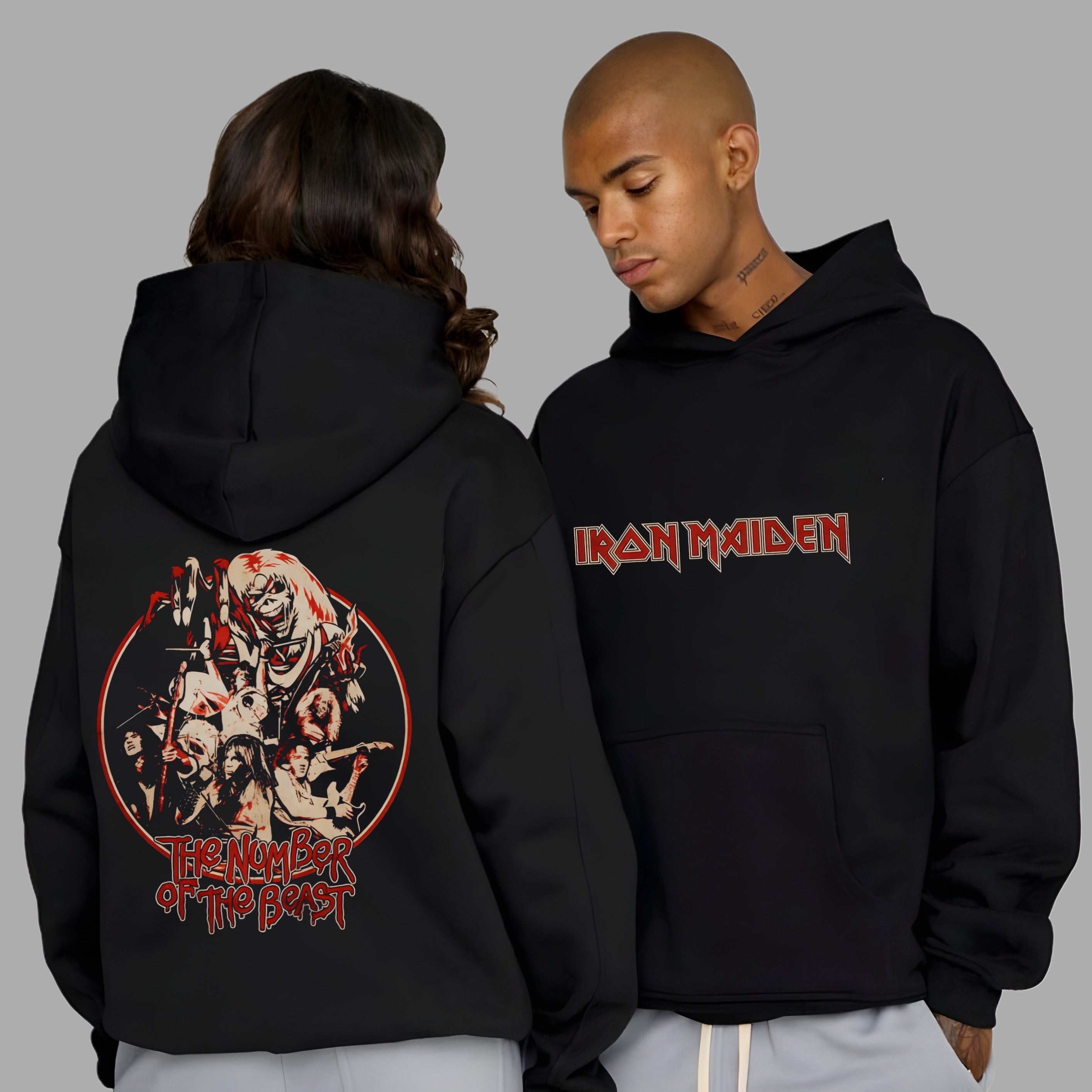 Iron Maiden - Oversized Hoodie