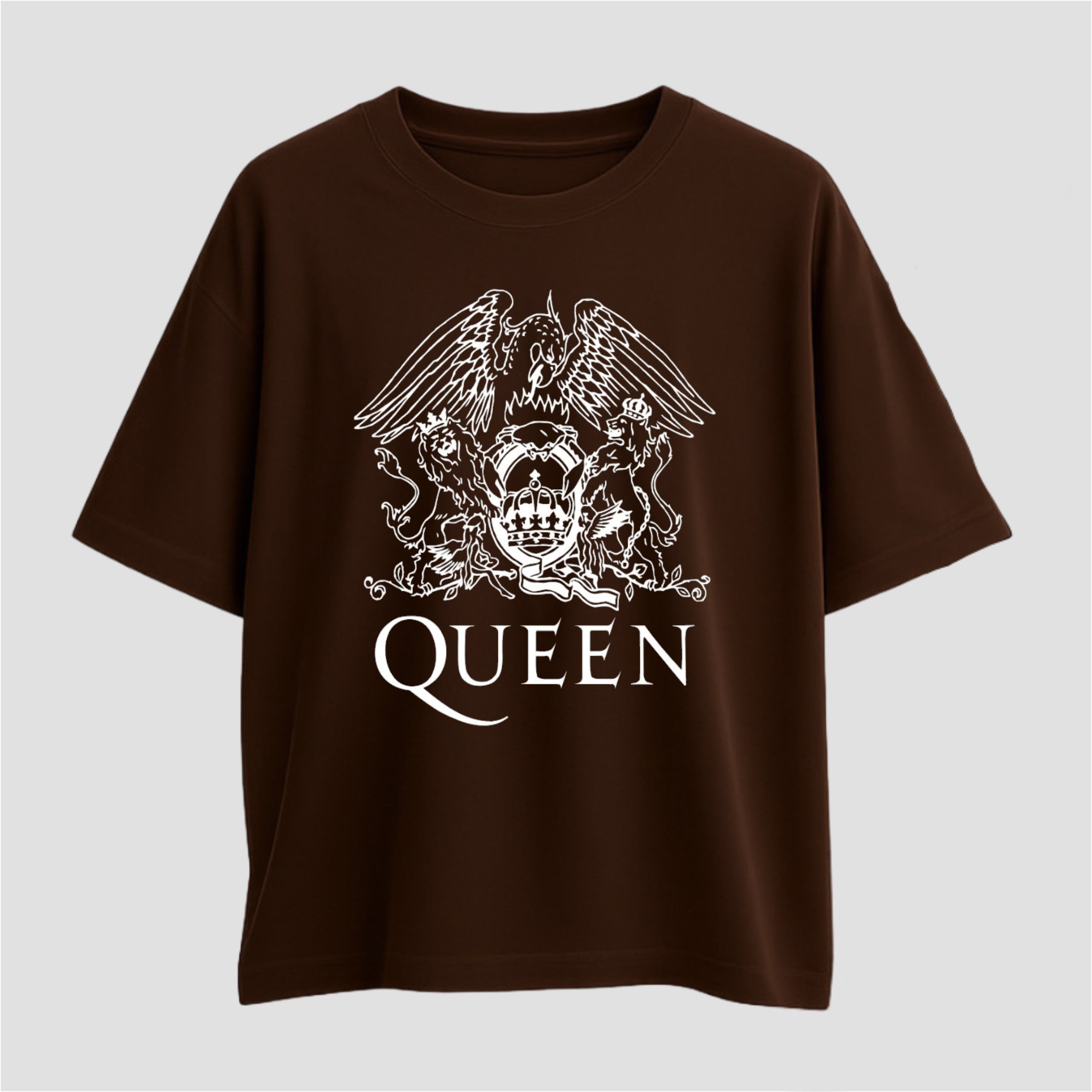 كوين - تي شيرت كبير الحجم