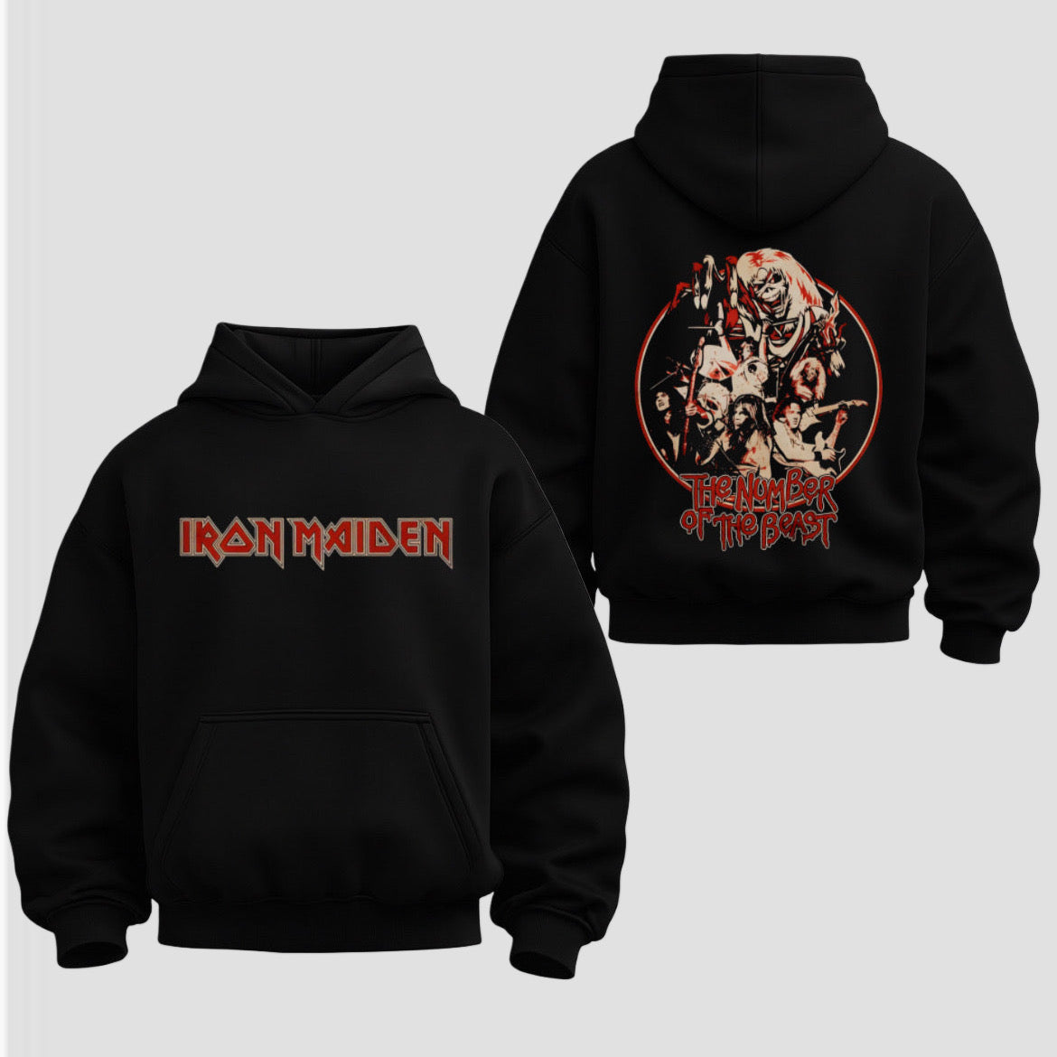 Iron Maiden - Oversized Hoodie