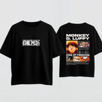 لوفي (ون بيس) - تي شيرت كبير الحجم