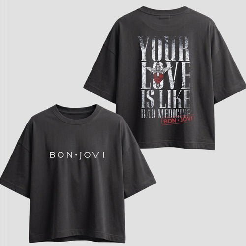 Bon Jovi - Boxy Fit T-shirt