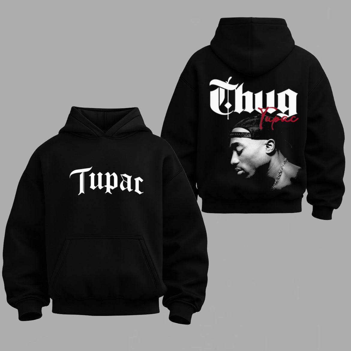 Tupac - Oversized Hoodie