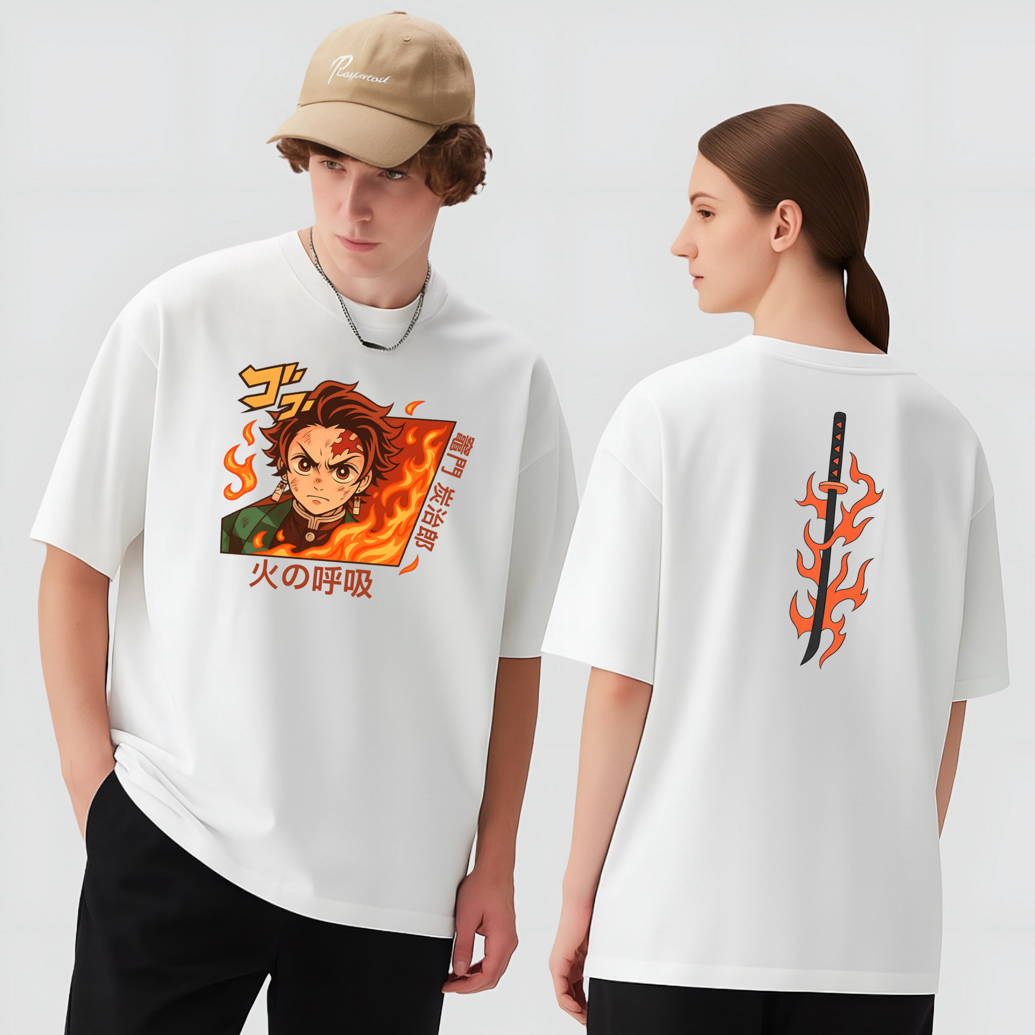 Tanjiro (Demon Slayer) - Oversized T-shirt