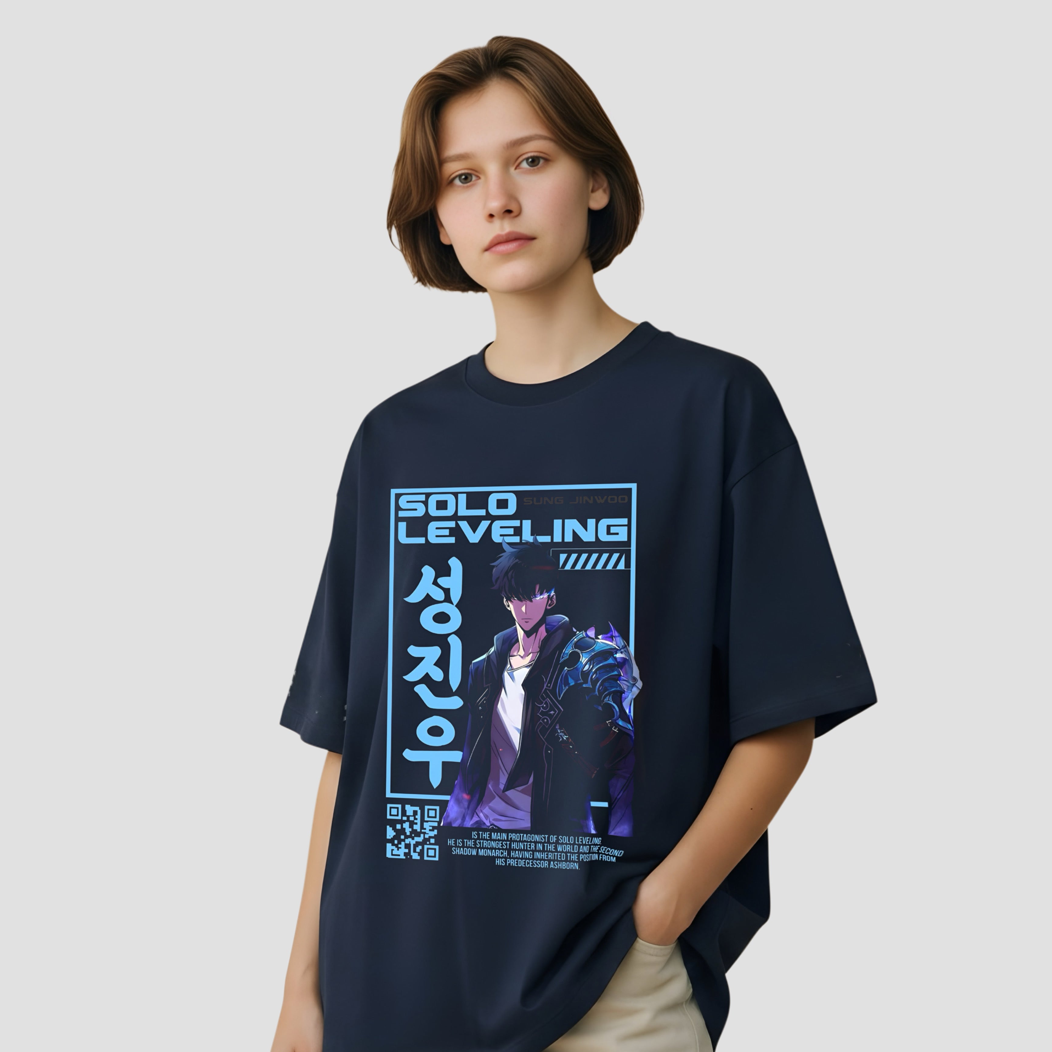 Sung Jin-Woo (Solo Leveling) - Oversized T-shirt