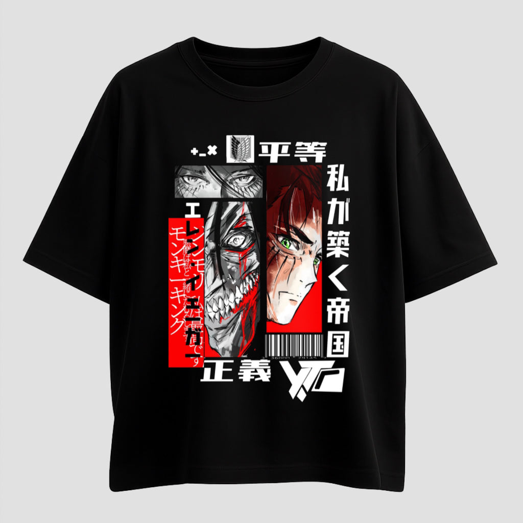 Eren Yeager (AOT) - Oversized T-shirt