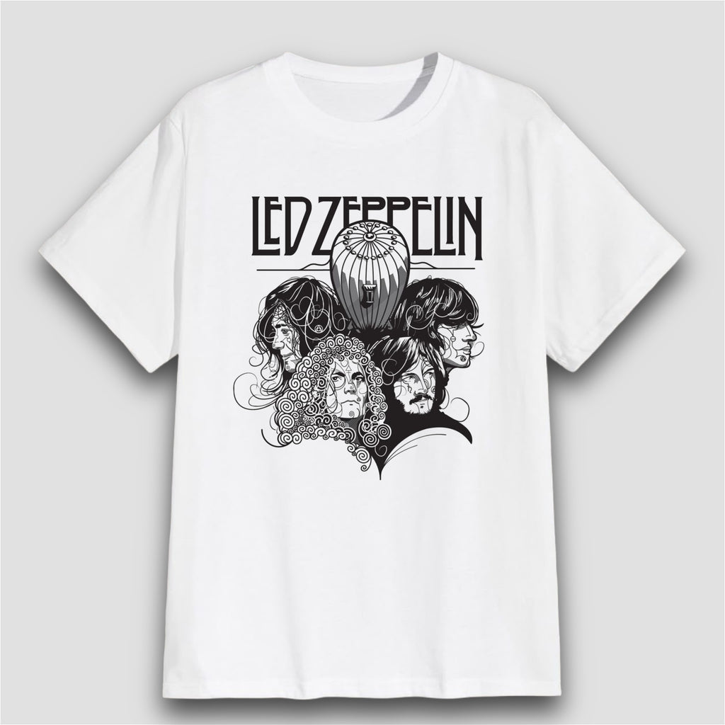 تيشيرت ليد زيبلين بقصّة عادية