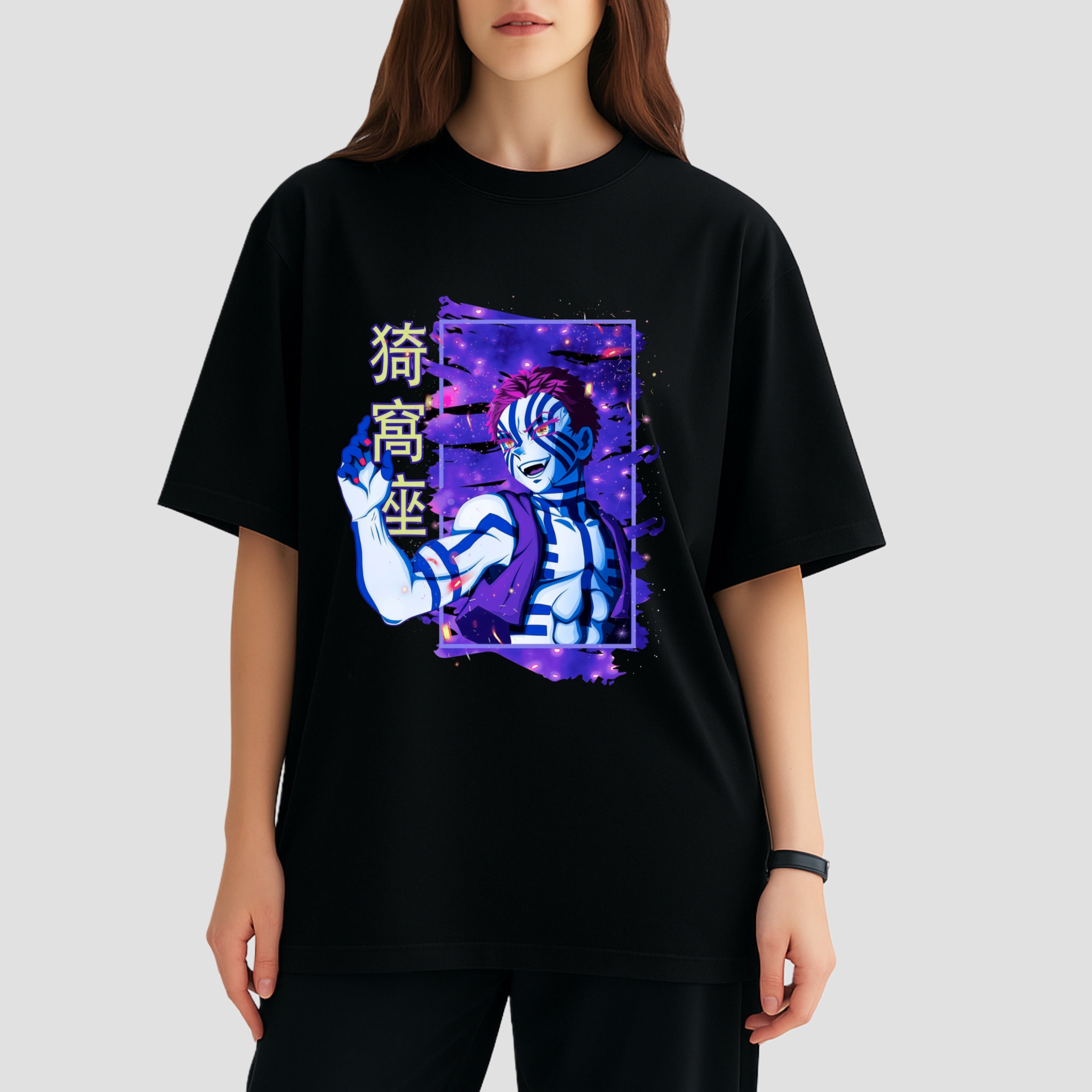 Akaza - Oversized T-shirt (Demon Slayer)