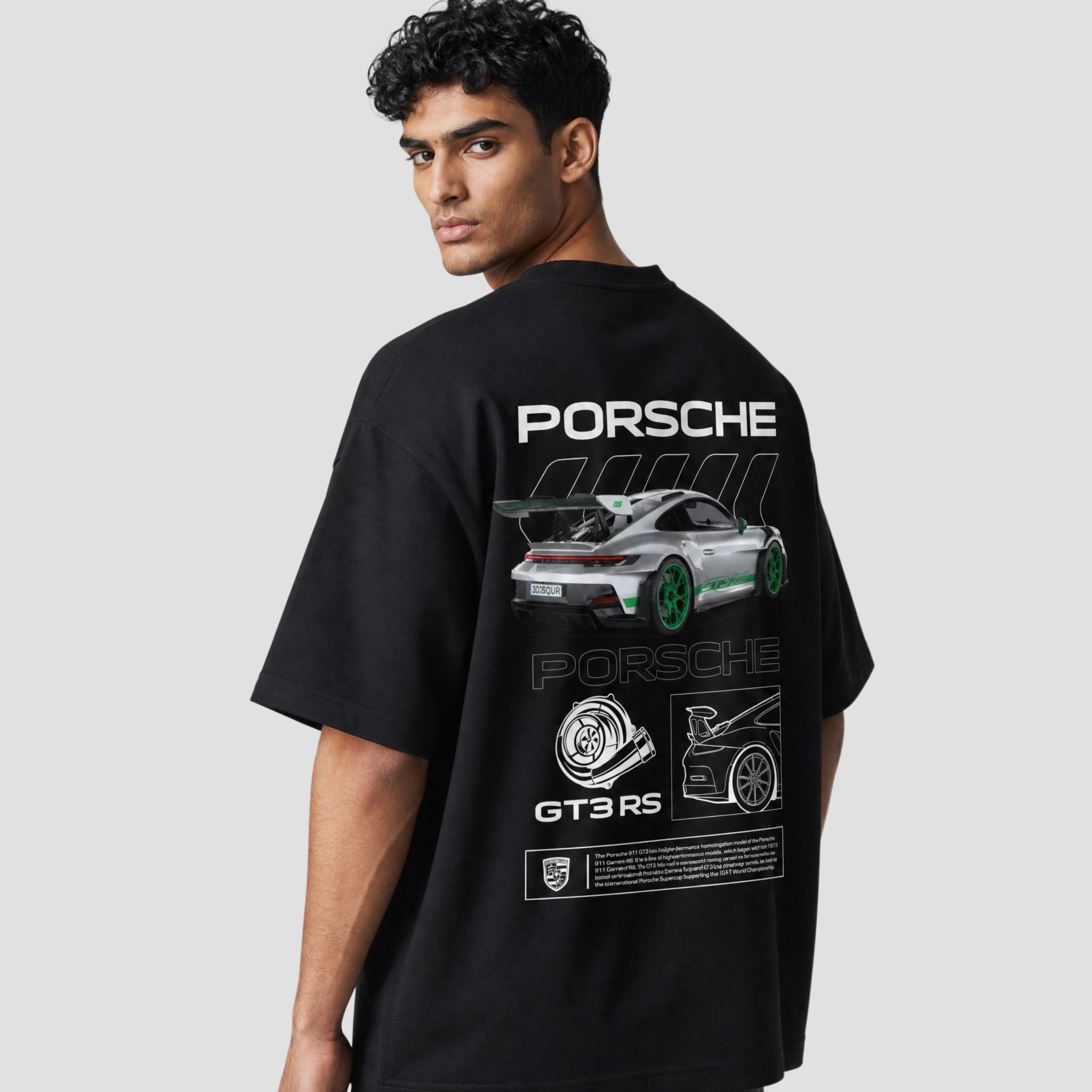 Porsche GT3 RS - Oversized T-Shirt
