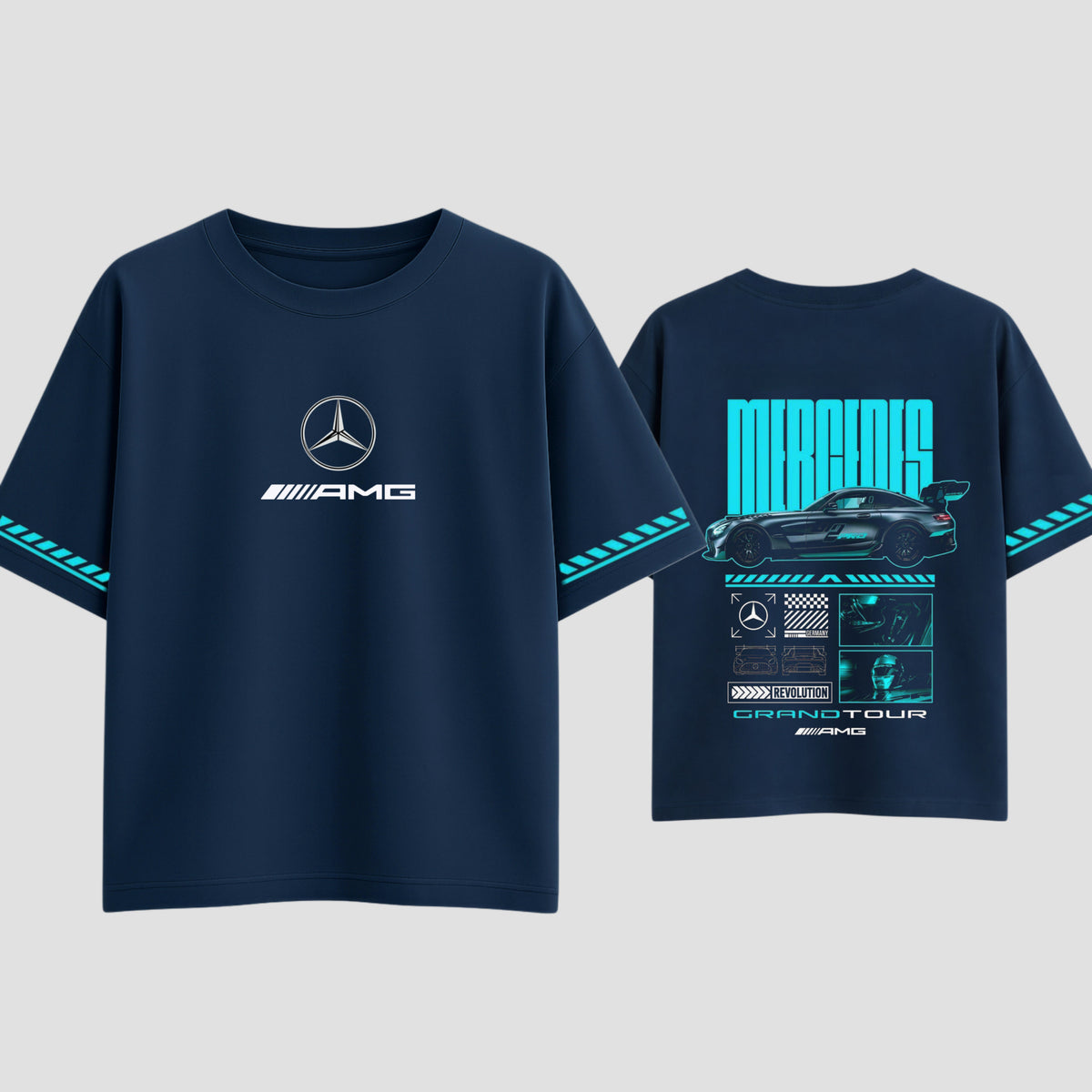 Mercedes (AMG-GT3) - Oversized T-Shirt