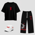Berserk - Full Set (Oversized T-shirt + Baggy Sweatpants + Cap)