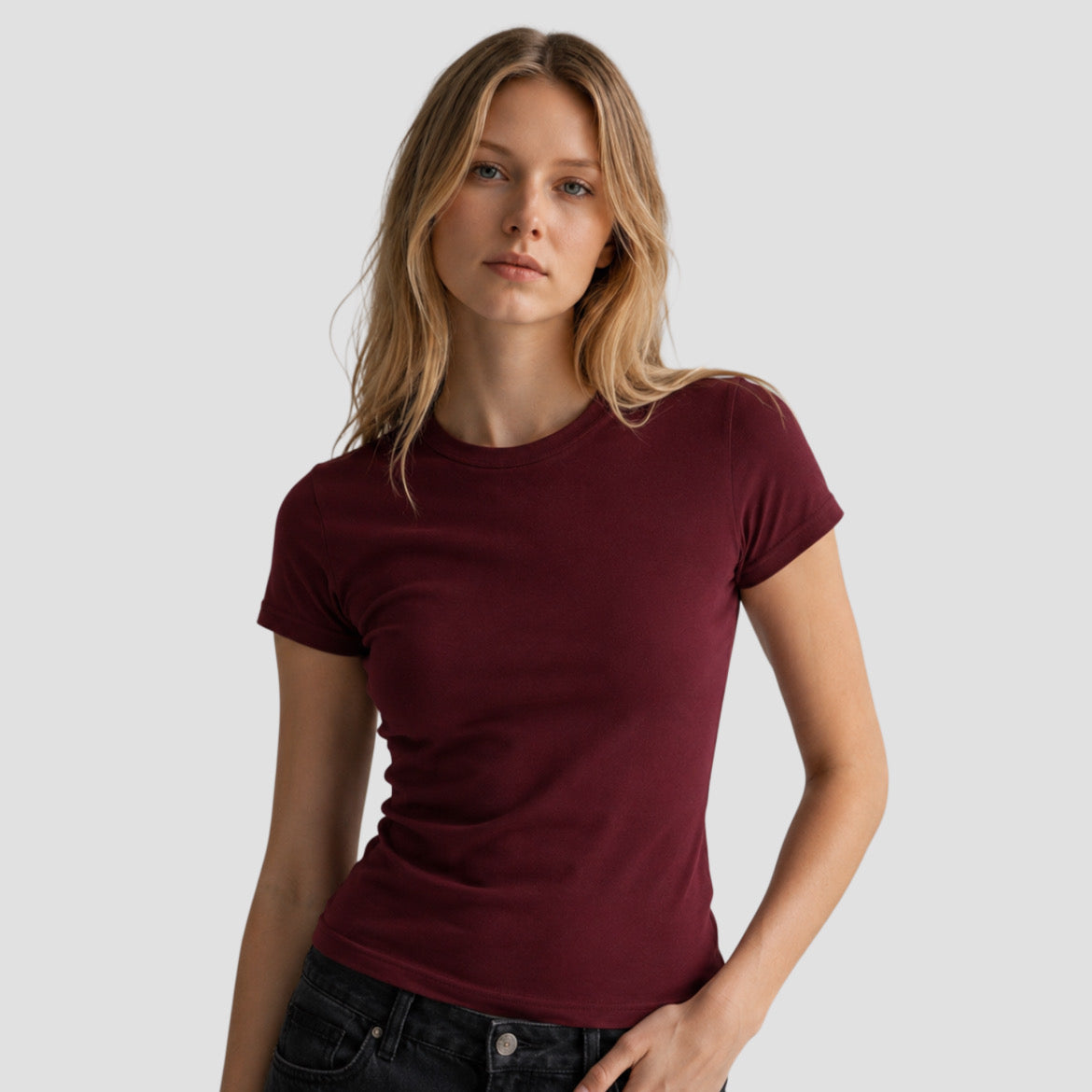 A Basic Women’s Fitted Top