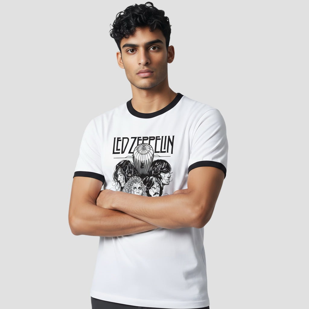 Led Zeppelin - Regular Fit (Ringer) T-Shirt