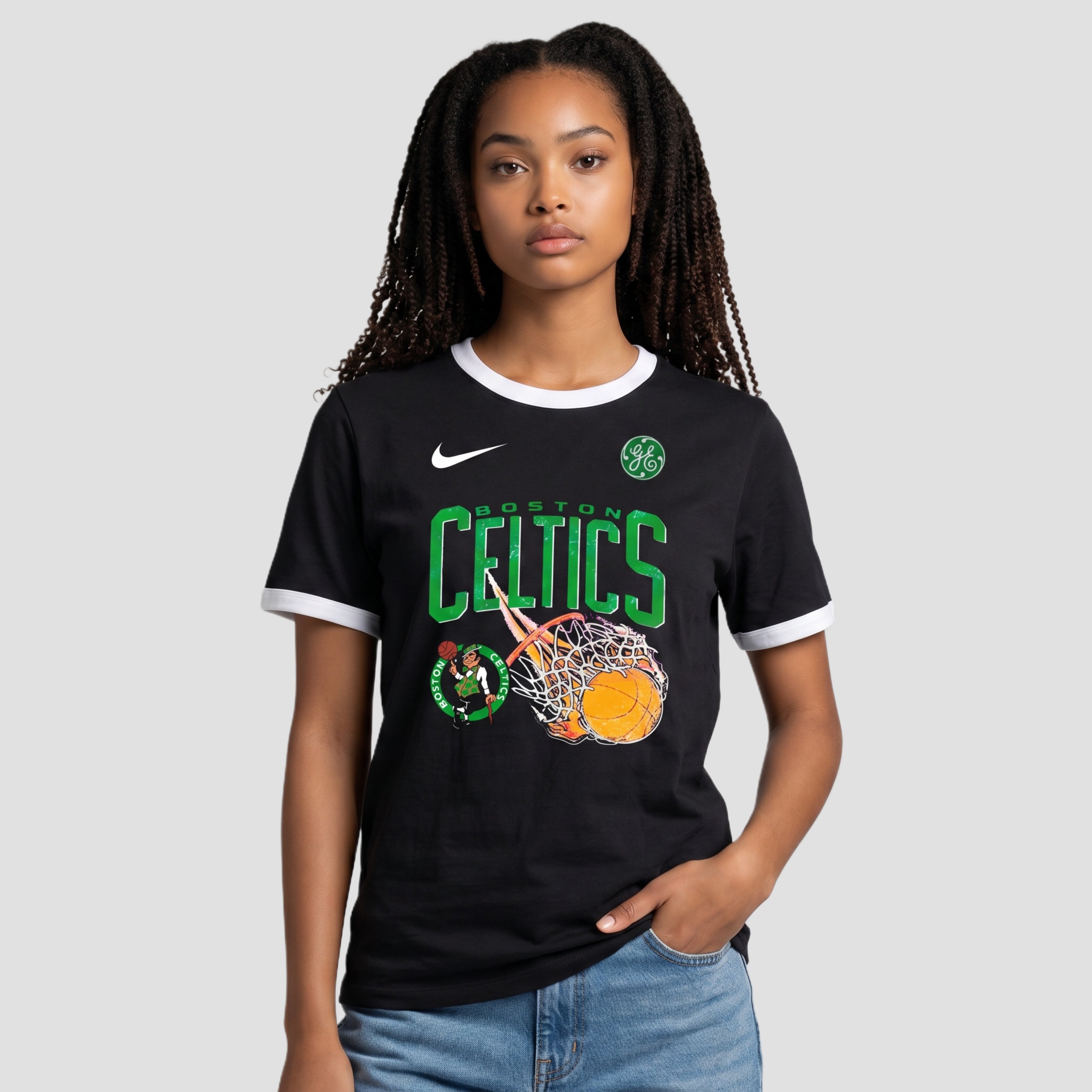 Boston Celtics - Regular Fit (Ringer) T-Shirt
