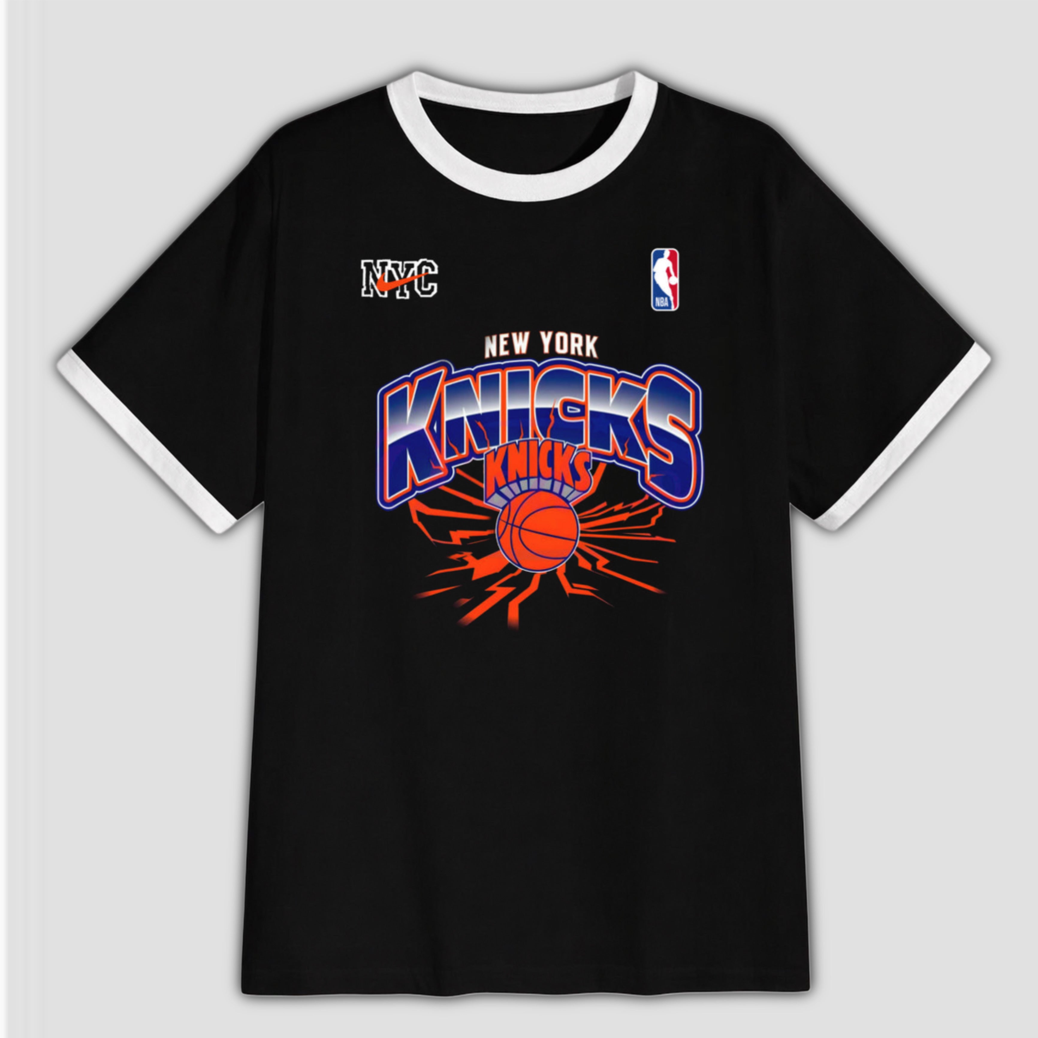 New York Knicks - Regular Fit (Ringer) T-Shirt