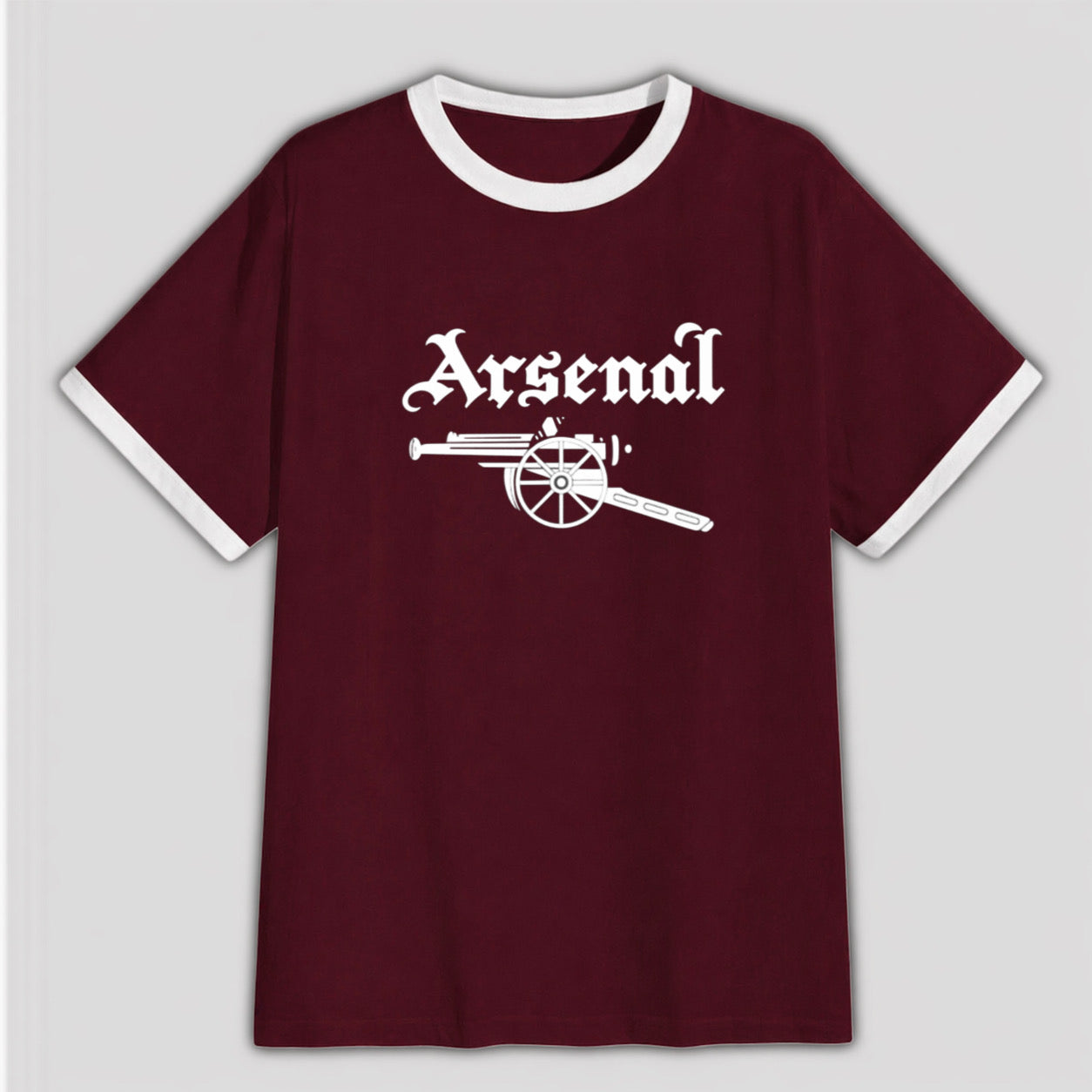 Arsenal F.C. - Regular Fit (Ringer) T-Shirt