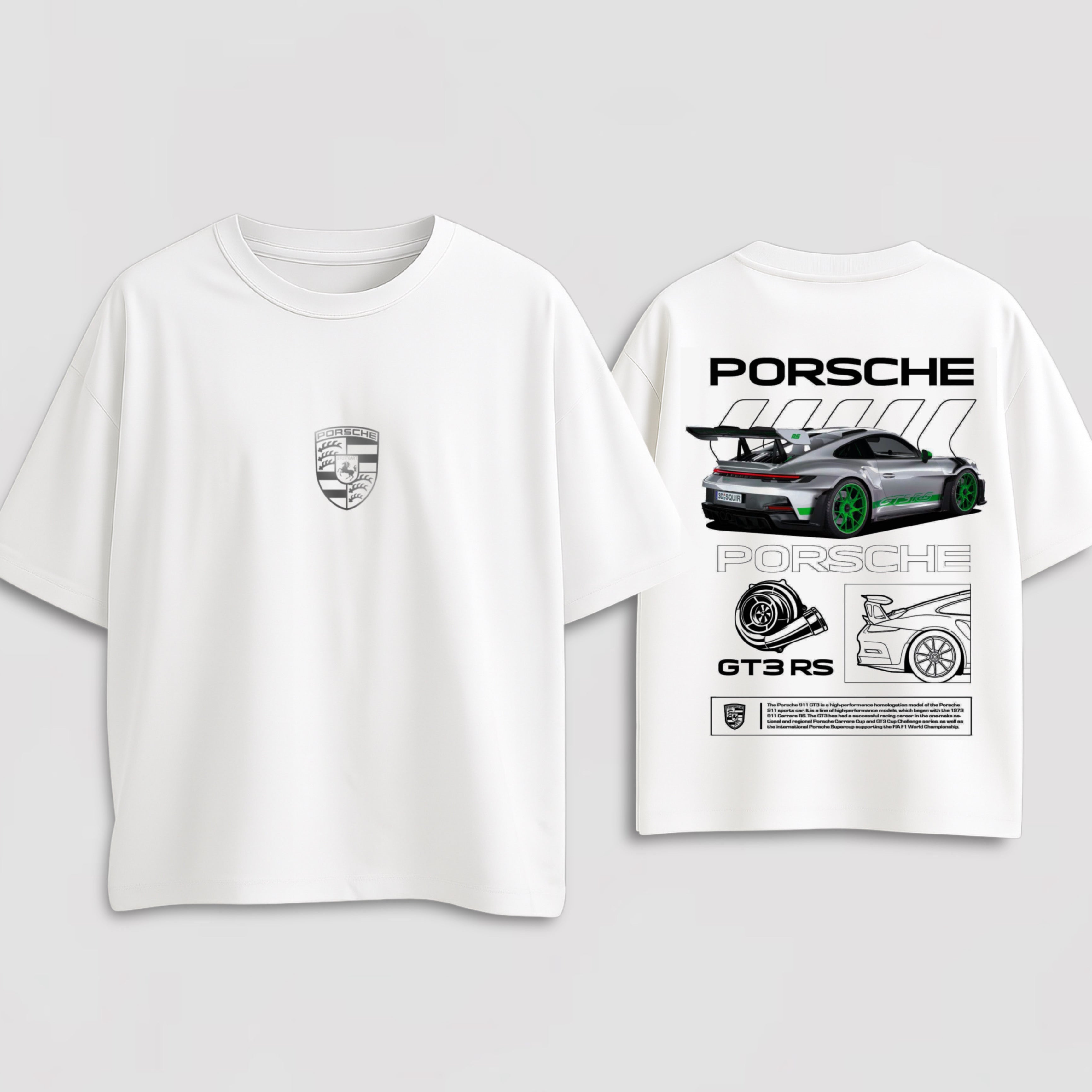 Porsche GT3 RS - Oversized T-Shirt
