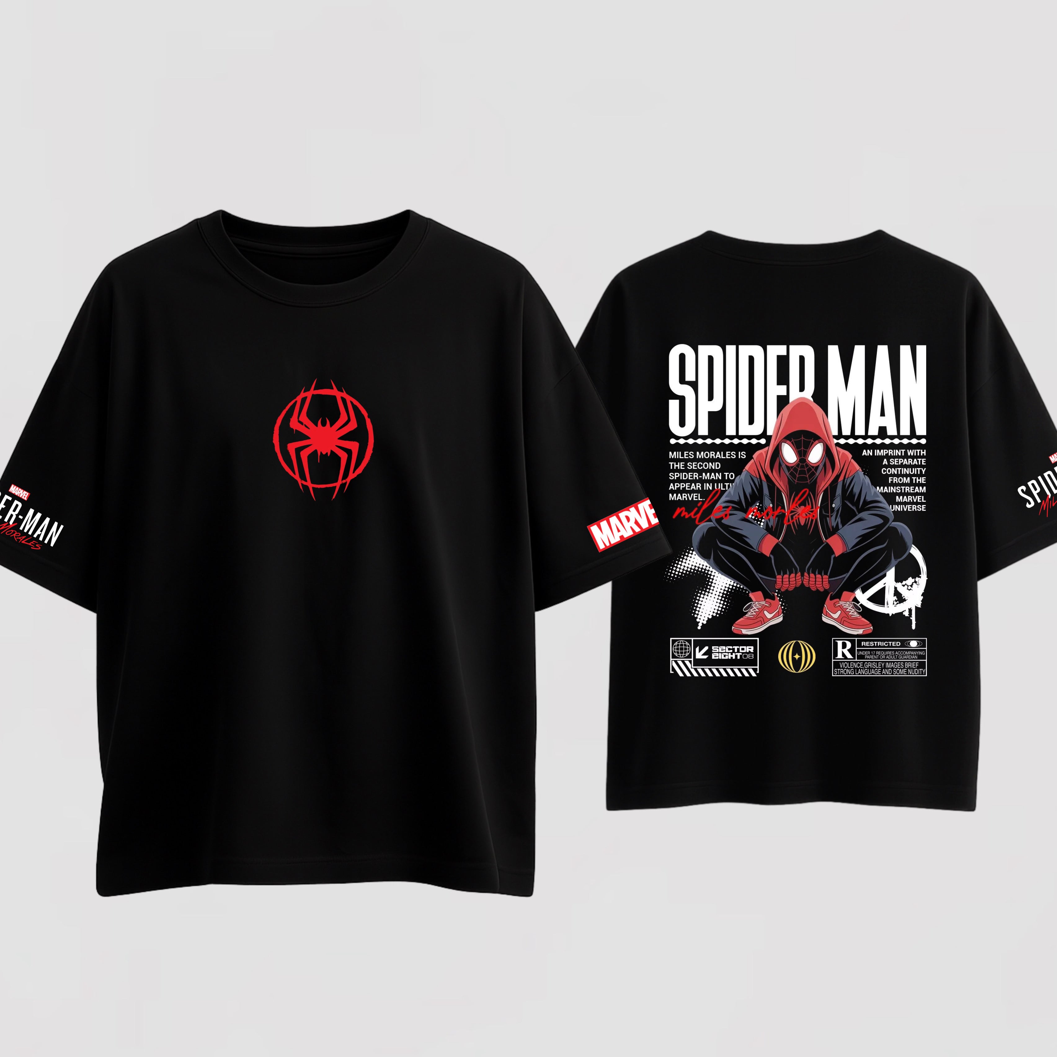 Spiderman (Miles Morales) - Oversized T-Shirt