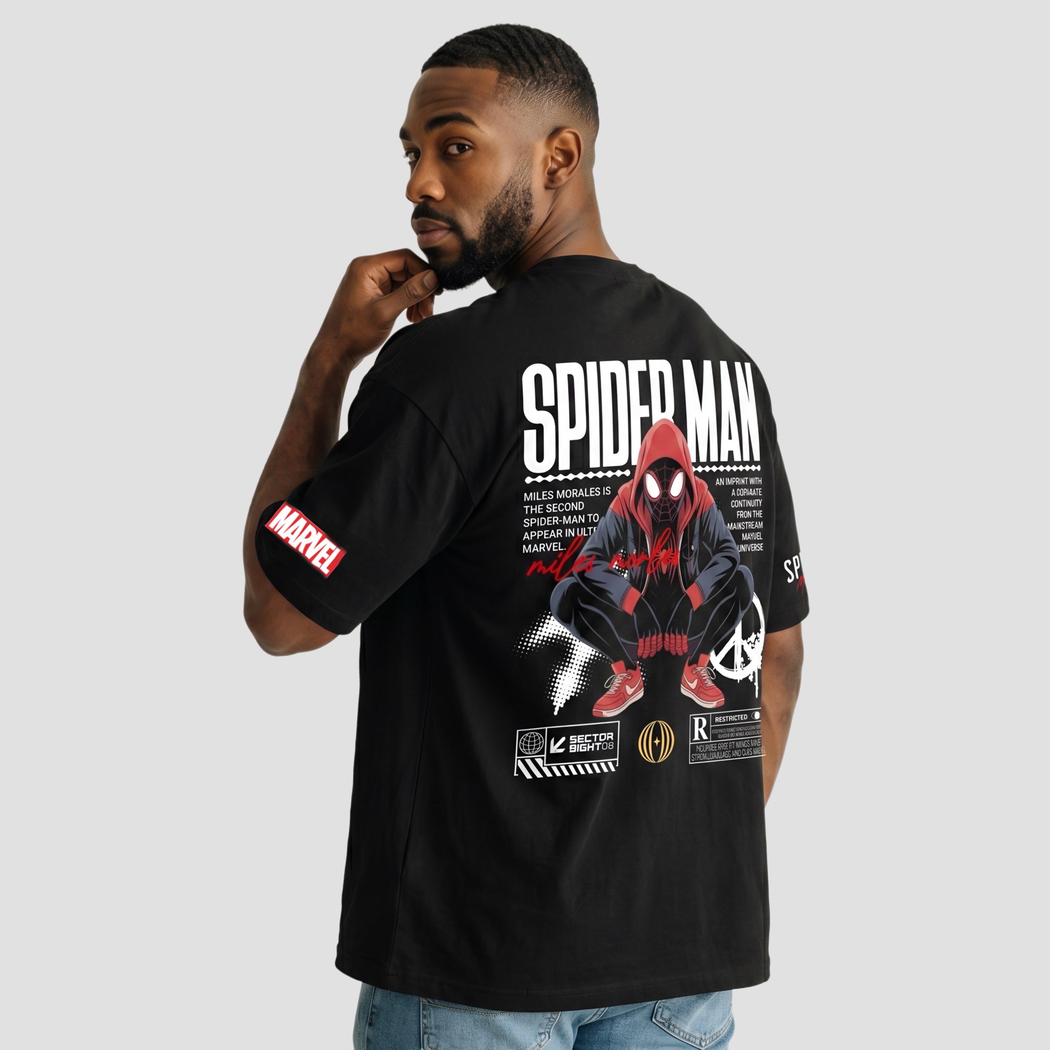 Spiderman (Miles Morales) - Oversized T-Shirt