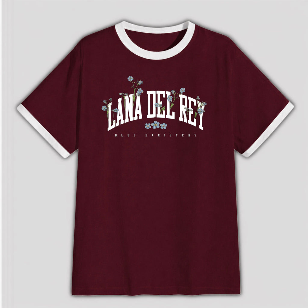 Lana Del Ray - Regular Fit (Ringer) T-shirt