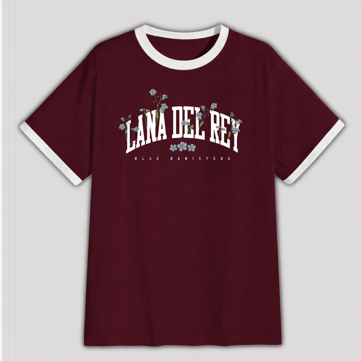 Lana Del Ray - Regular Fit (Ringer) T-shirt