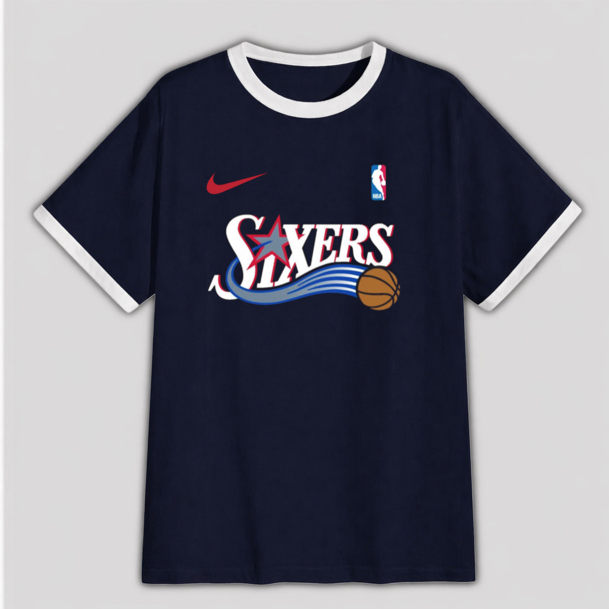 Philadelphia 76ers - Regular Fit (Ringer) T-Shirt