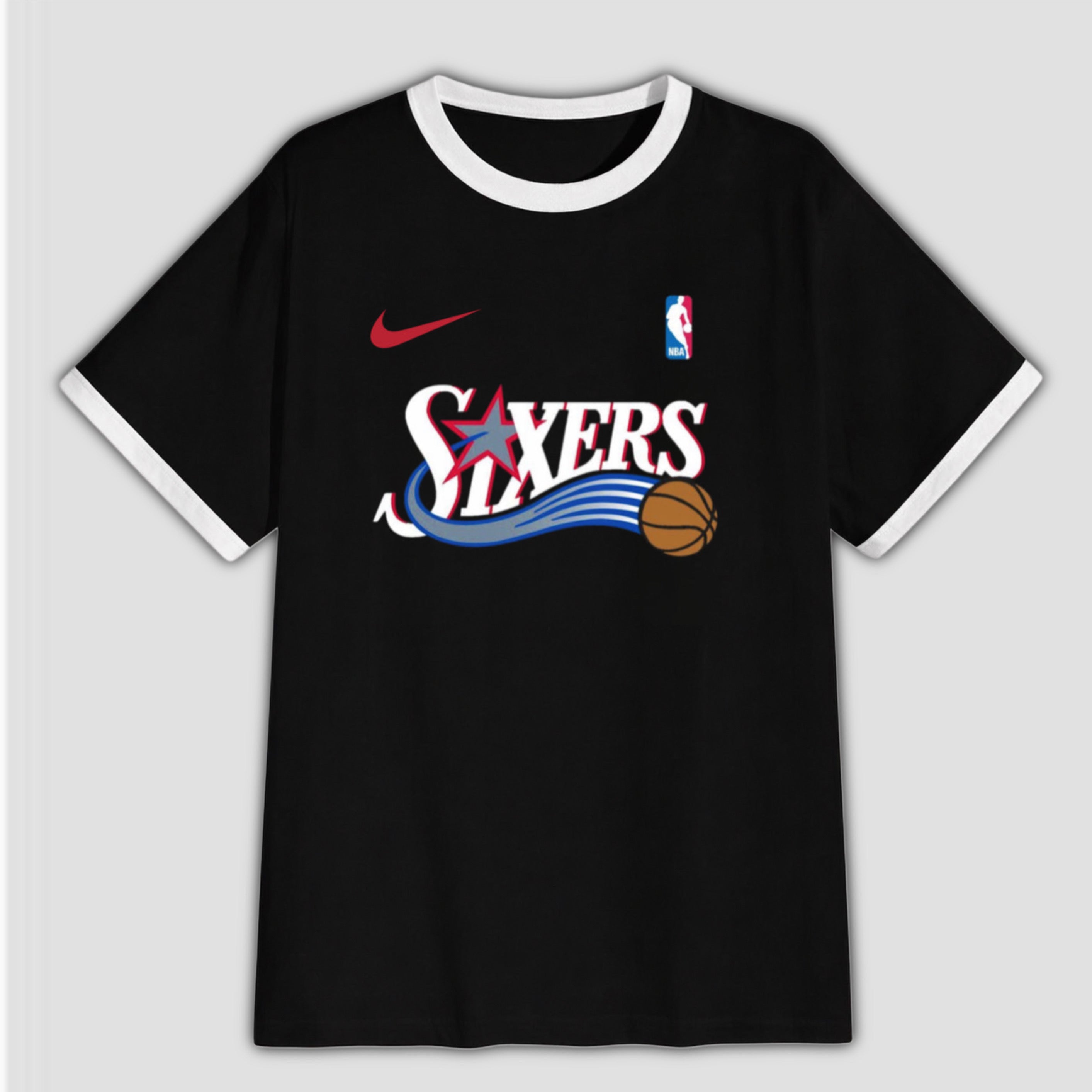 Philadelphia 76ers - Regular Fit (Ringer) T-Shirt