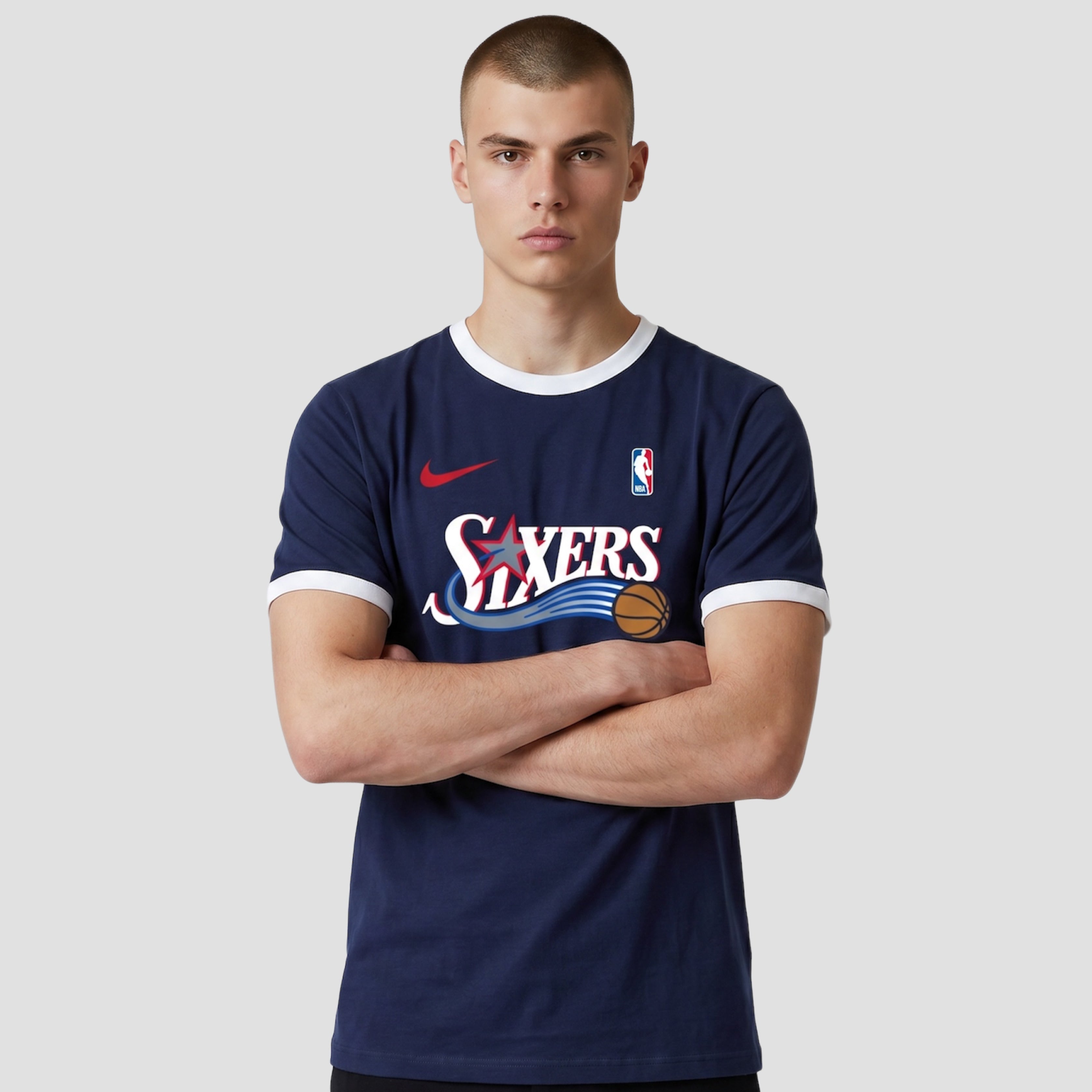 Philadelphia 76ers - Regular Fit (Ringer) T-Shirt