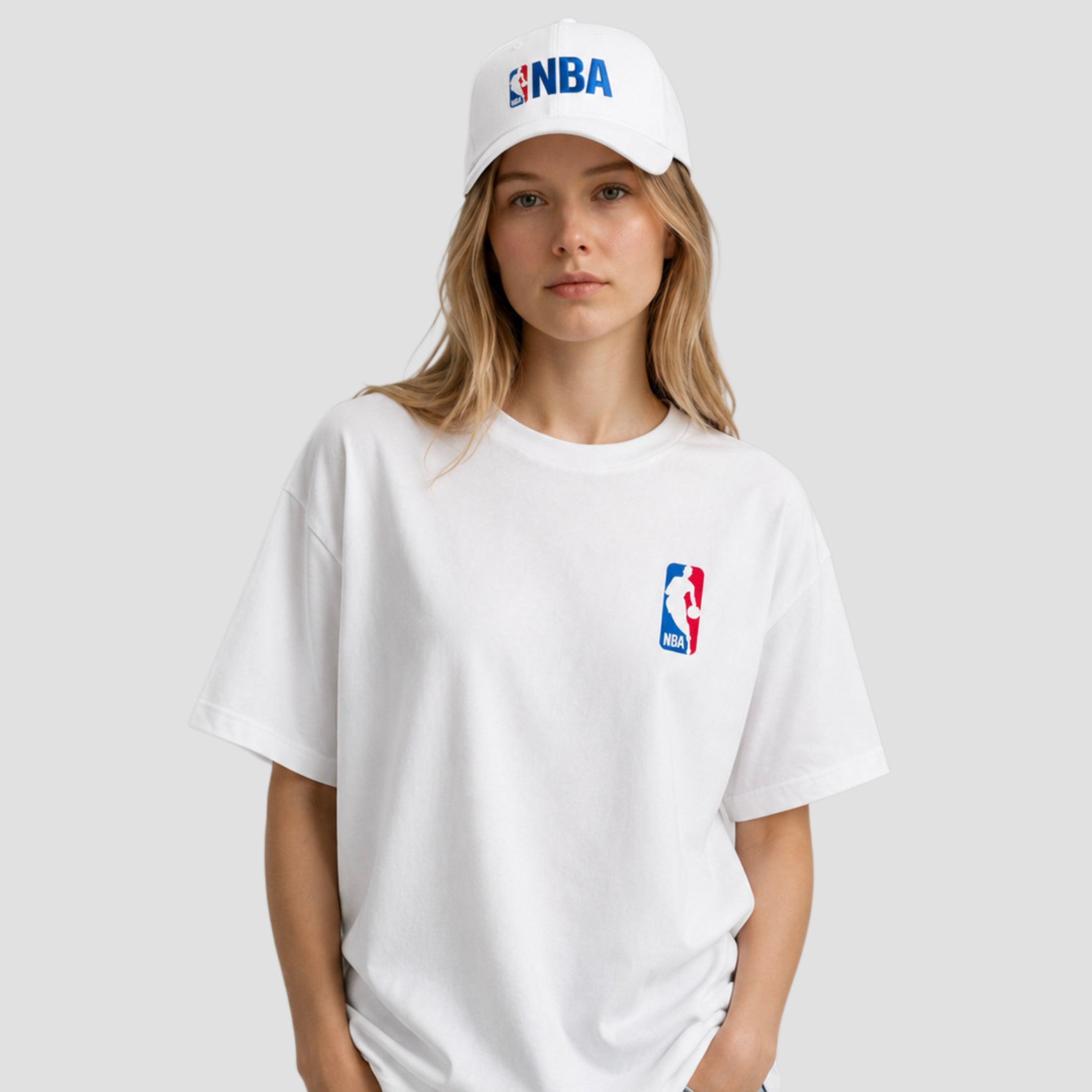 NBA - Full Set (Oversized T-shirt + Baggy Sweatpants + Cap)