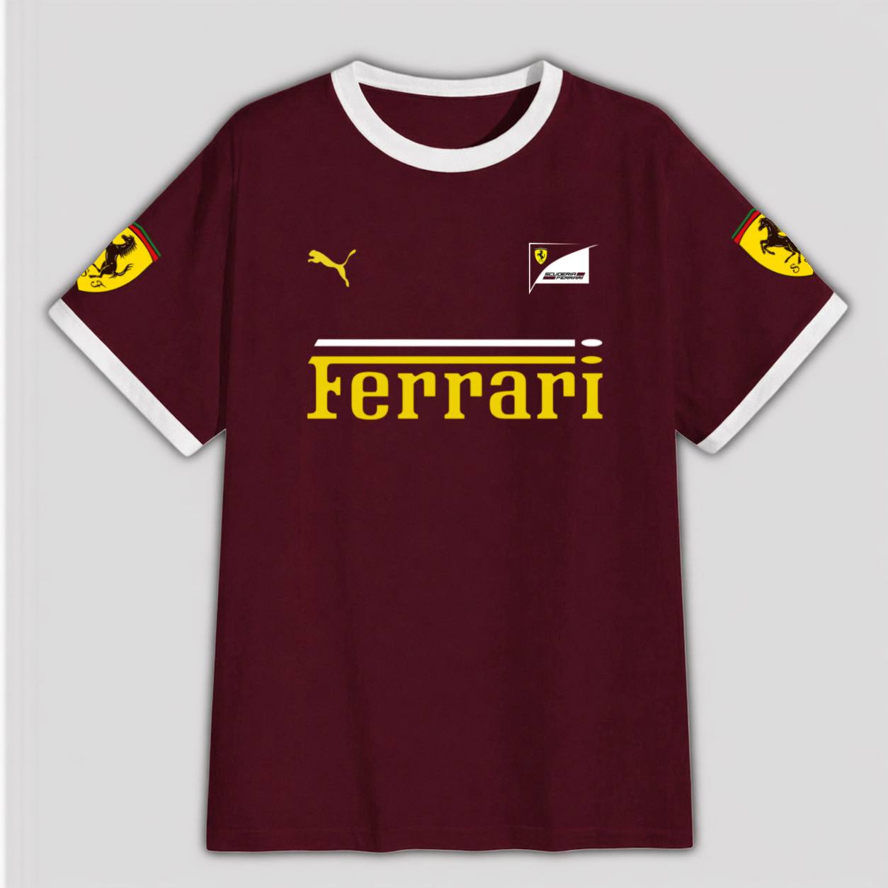 Ferrari - Regular Fit (Ringer) T-shirt