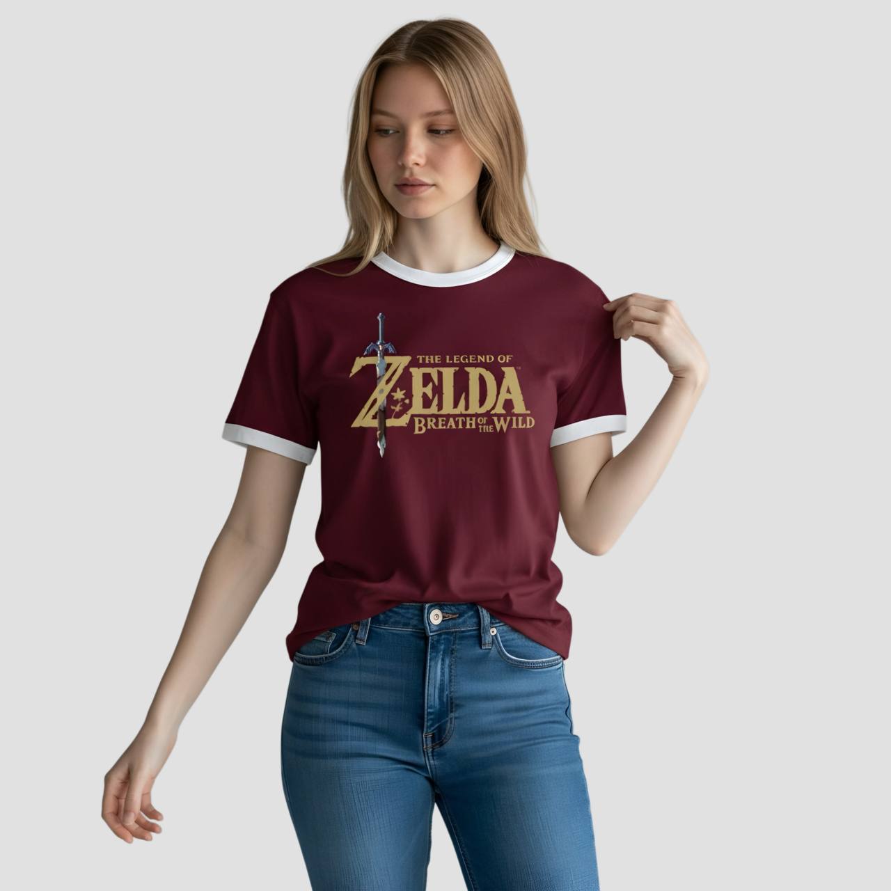 The Legend Of Zelda - Regular Fit (Ringer) T-shirt